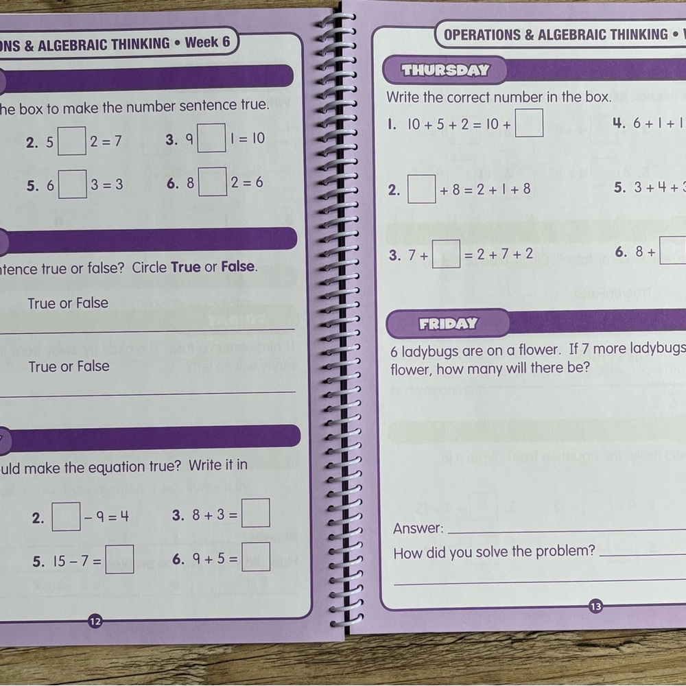 Grade 1 Daily Math Practice Journal - Picture 2 of 4